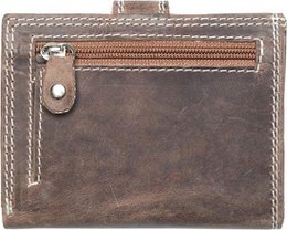 Chanthohoder impara il supporto per carta di credito RFID in pelle anti -skim con zip vintage
