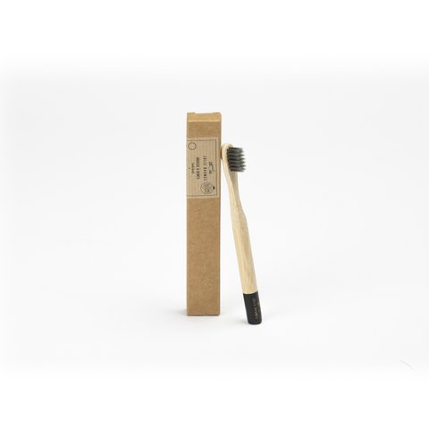 Soft Black Kids Toothbrush