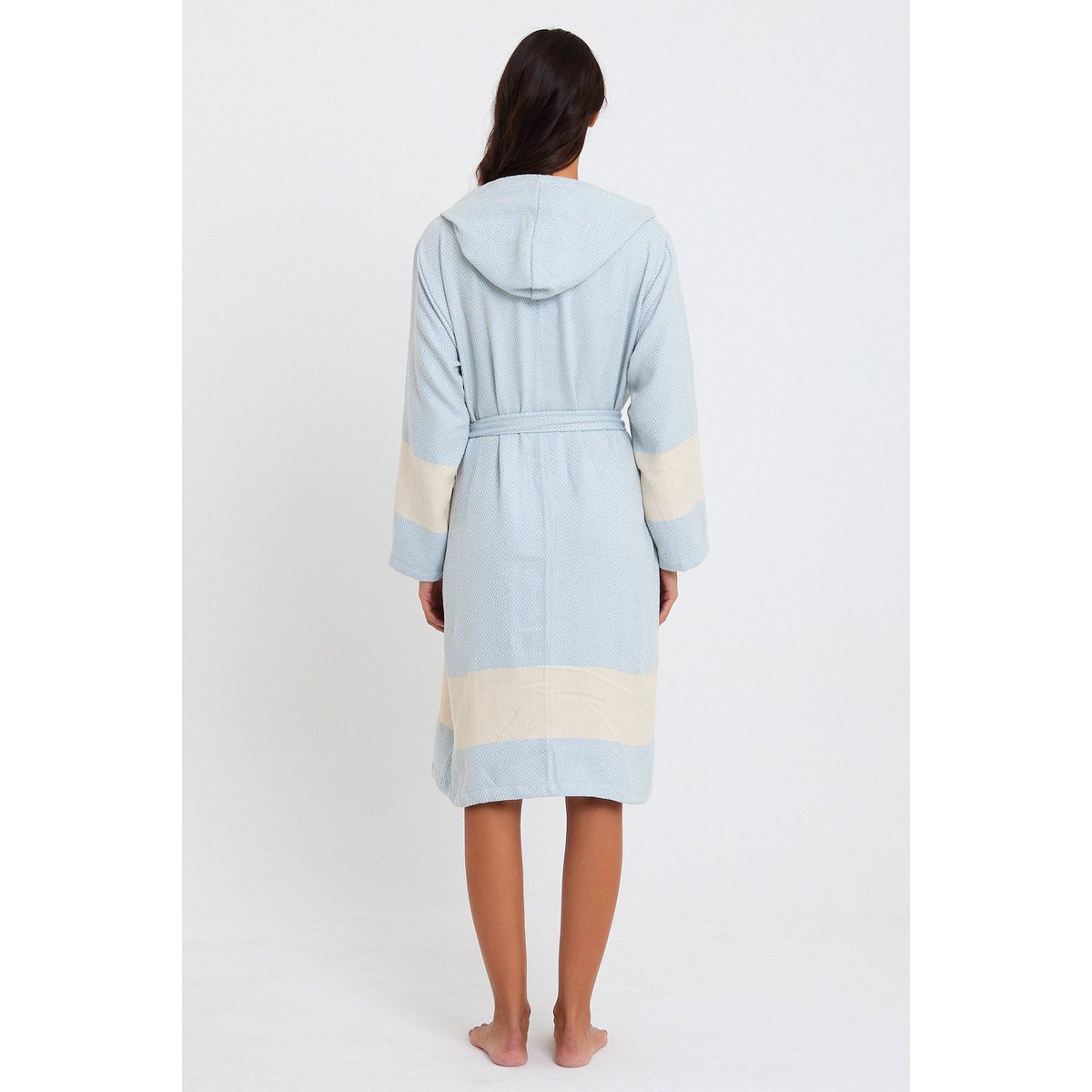 Diamond Bathrobe - Baby Blue