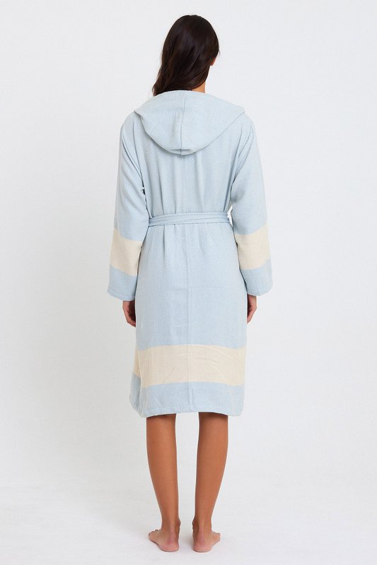 Diamond Bathrobe - Baby Blue