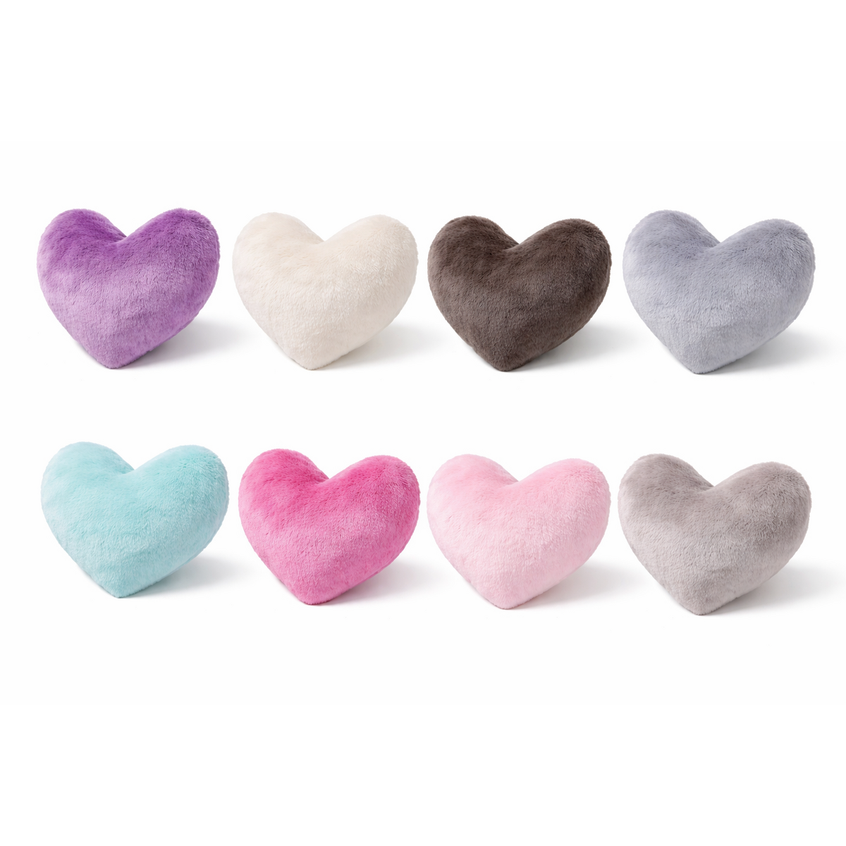Heart pillow »cuddly pillow 45 x 45 cm» soft heart pillow »decorative pillows» decorative pillows made of synthetic fur