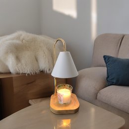 Zachte warmteverspreider - Candelia - elektrische brander voor geurkaars - geïntegreerde dimmer - decoratie en cadeau-idee