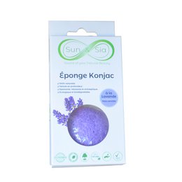 Natural Konjac Sponge for Lavender Face