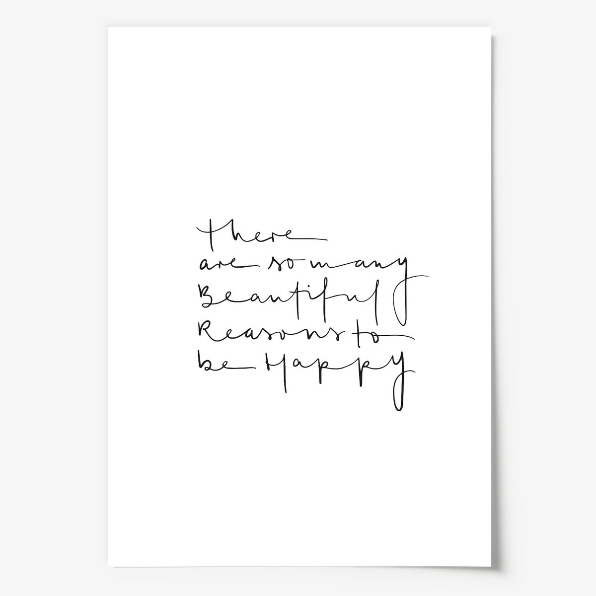 Poster: There are so many beautiful reasons to be happy