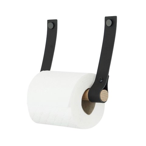 Toilettenpapierhalter aus Leder