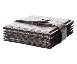 Glasuntersetzer 6s set reptil taupe