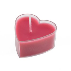 Teelicht Hart, Anzug von 4 Fuchsia