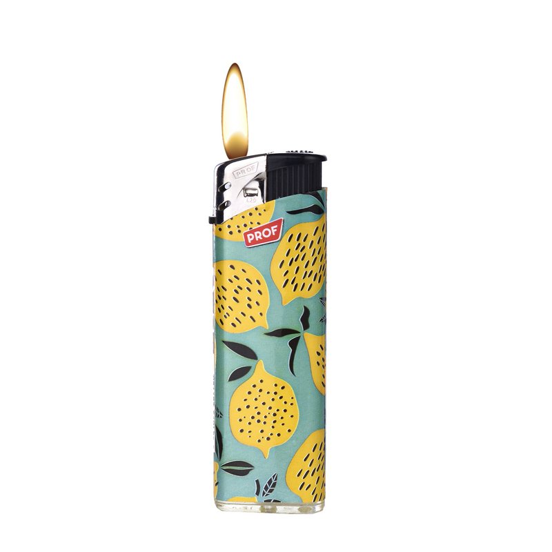 ACCENDINO ELETTRONICO RICARICABILE PROF design LIMONE