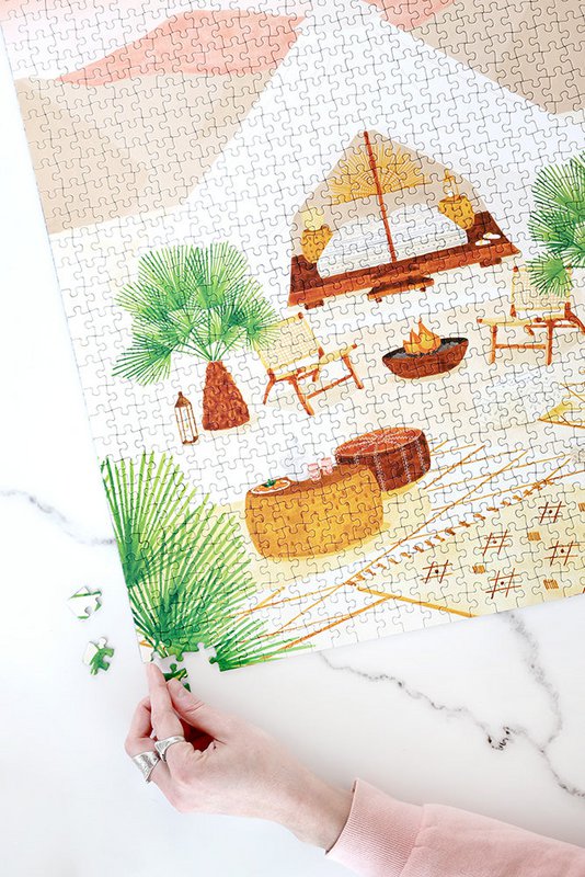 Glamping - Puzzle 1000 Teile