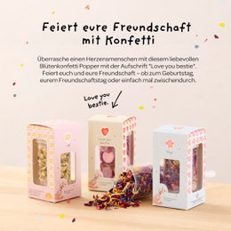 Blütenkonfetti - Love You Bestie