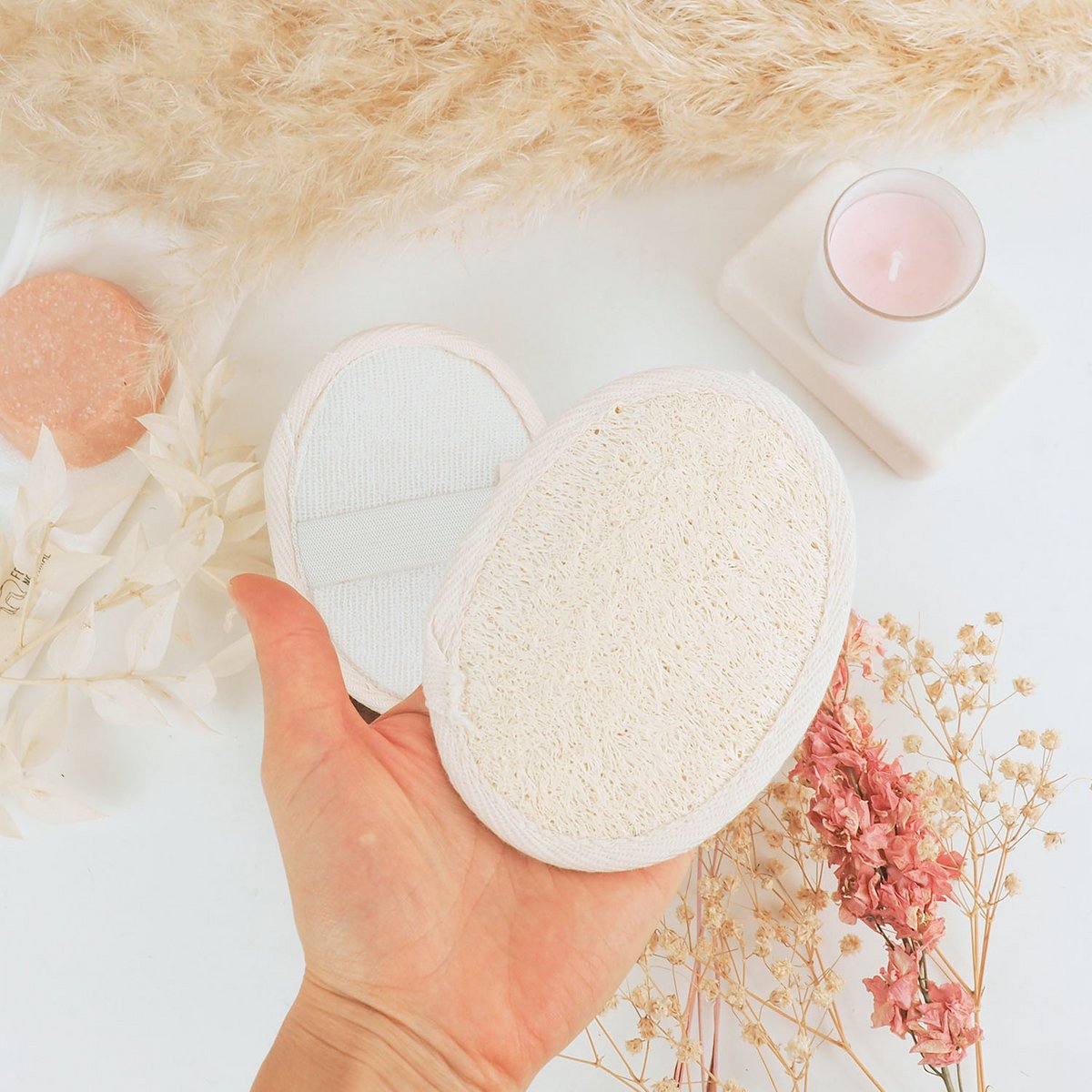 Pack de 2 schuilt loofah - voel me natuurlijk
