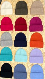 Beanie med kashmir uld