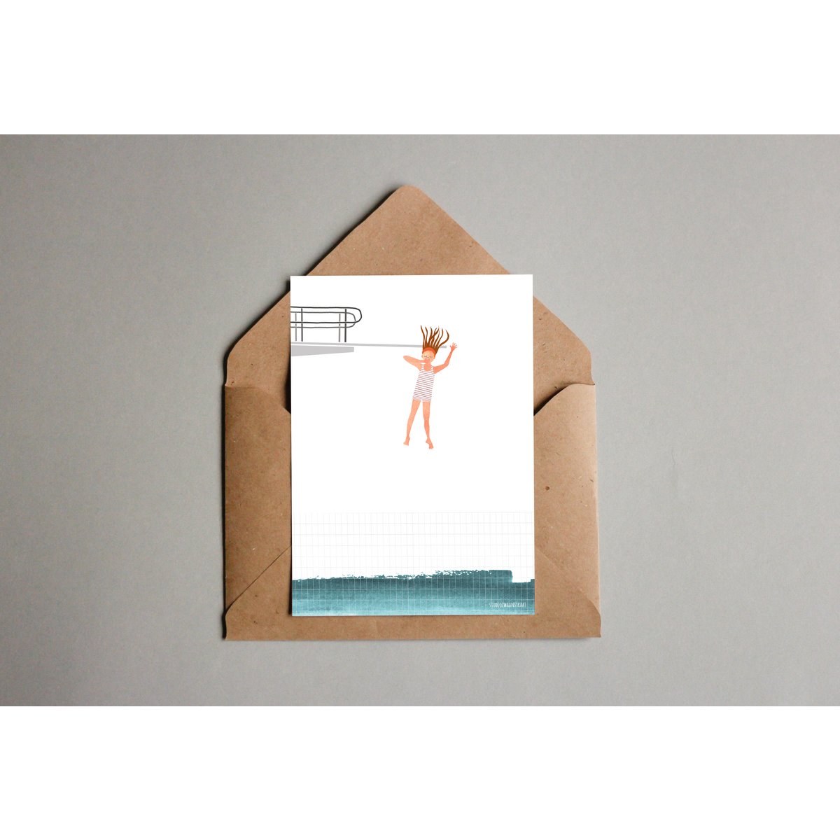 Postkarte "ein Sprung des Glaubens"
