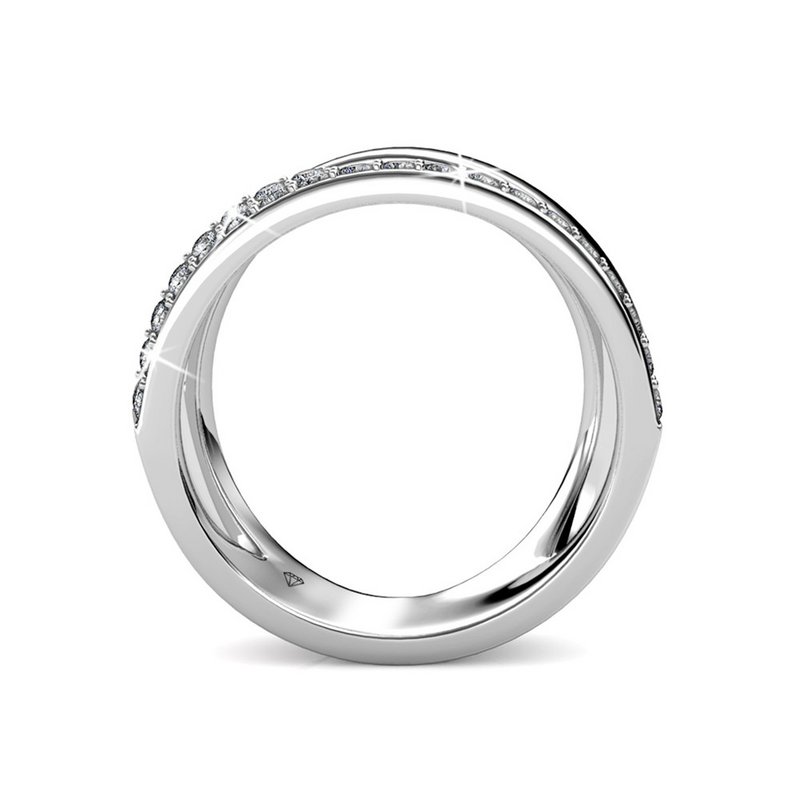 Bague Kris - Argenté et Cristal