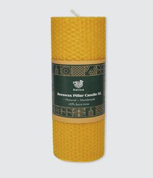 Vela Pilar de Cera de Abejas 27H