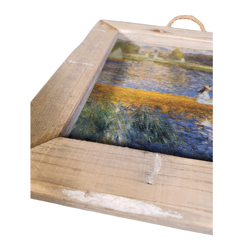 wooden tile old dutch Renoir the skiff