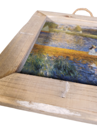 wooden tile old dutch Renoir the skiff