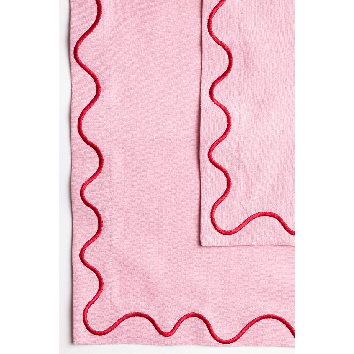 Maude Napkins with wave trim (Set of 2)