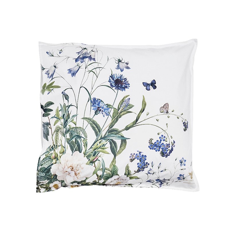 Organic cushion cover - Blue Flower garden JL 60x63 cm