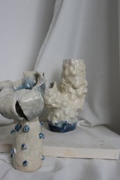 Big Coral Handmade Ceramic Vase