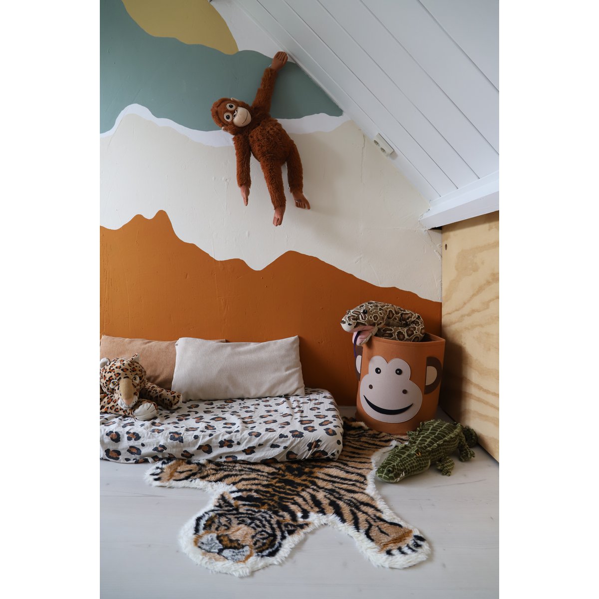 Storage Basket Children's Room - Monkey