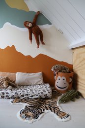 Storage Basket Children's Room - Monkey