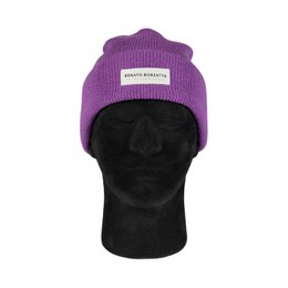 RB5001Y | Monviso double -layer jersey beeh Mixed wool Made in Italy. Purple color - single size