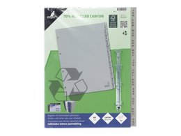 ECO Tab Kangaro A4 letters 180gr gray cardboard 4r 12pcs FSC Jan-Dec