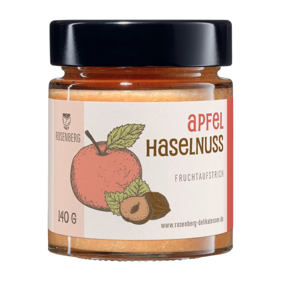 Crema de frutas ecológica manzana avellana