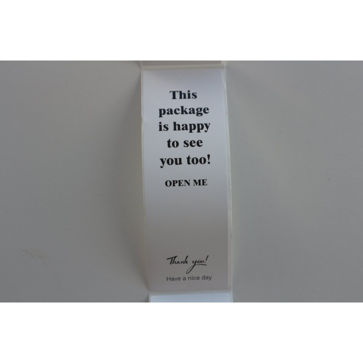 Sluitstickers - Glad for at se dig