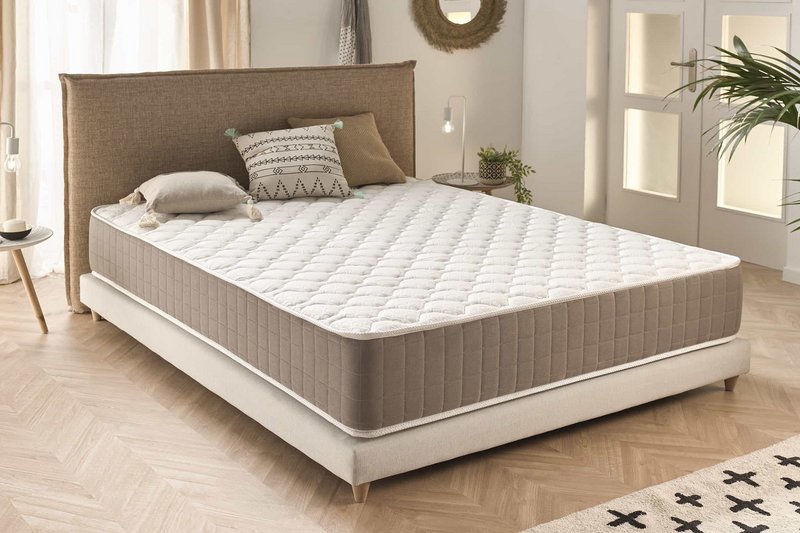 Colchón viscoelástico magnum -Beige - Grosor: 30 cm - Moonia