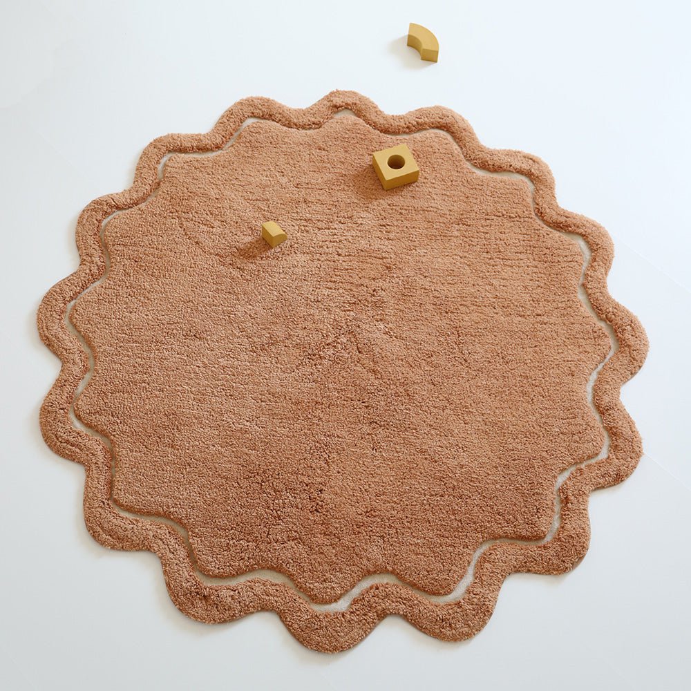 Tapis enfant coton lavable SWEET APRIL TOFFEE