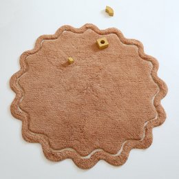 SWEET APRIL TOFFEE washable cotton children's rug