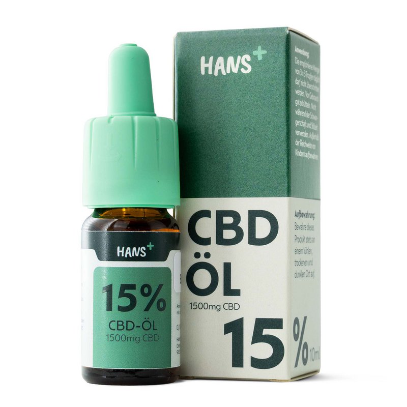 Olio CBD premium al 15% da canapa biologica in Germania