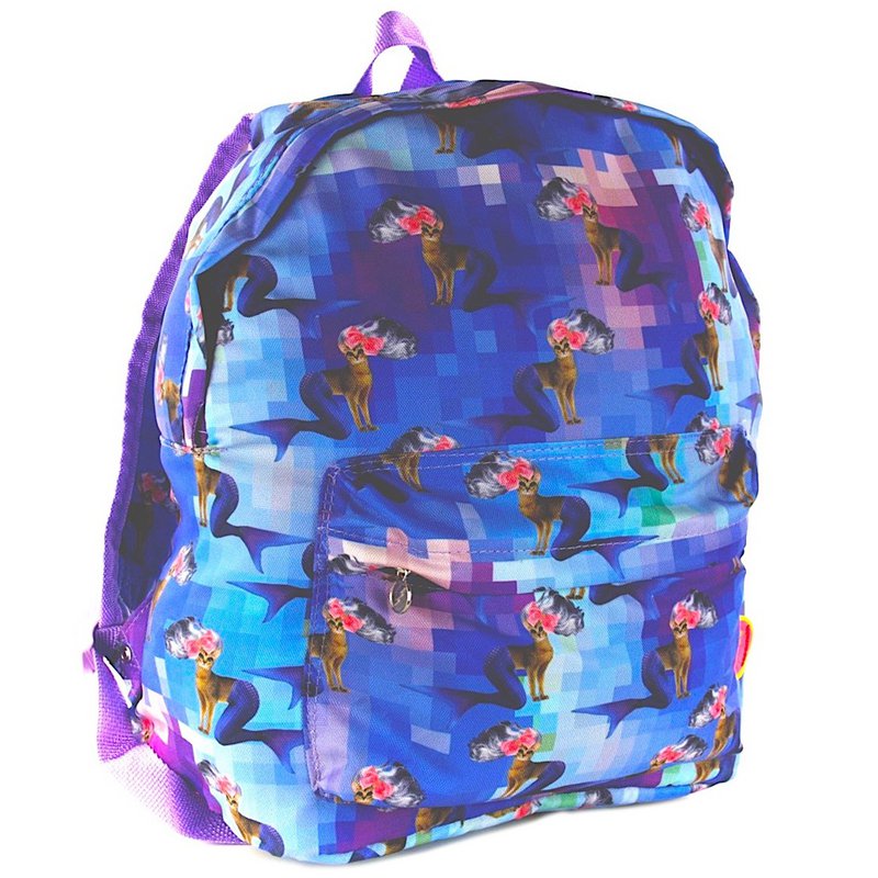 XL Backpack Pixels Cat mermaid (Catmermaid Pixel)