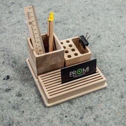 Desk organizer, Wood desk organizer