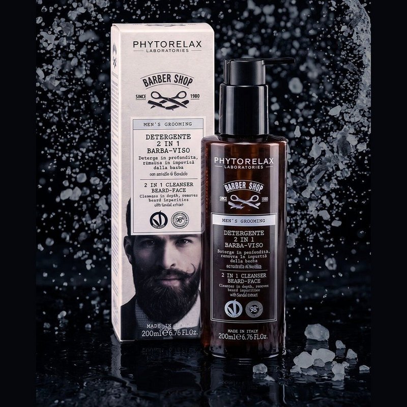 Phytorelax Płyn do mycia twarzy i brody 2 w 1 – 200ml