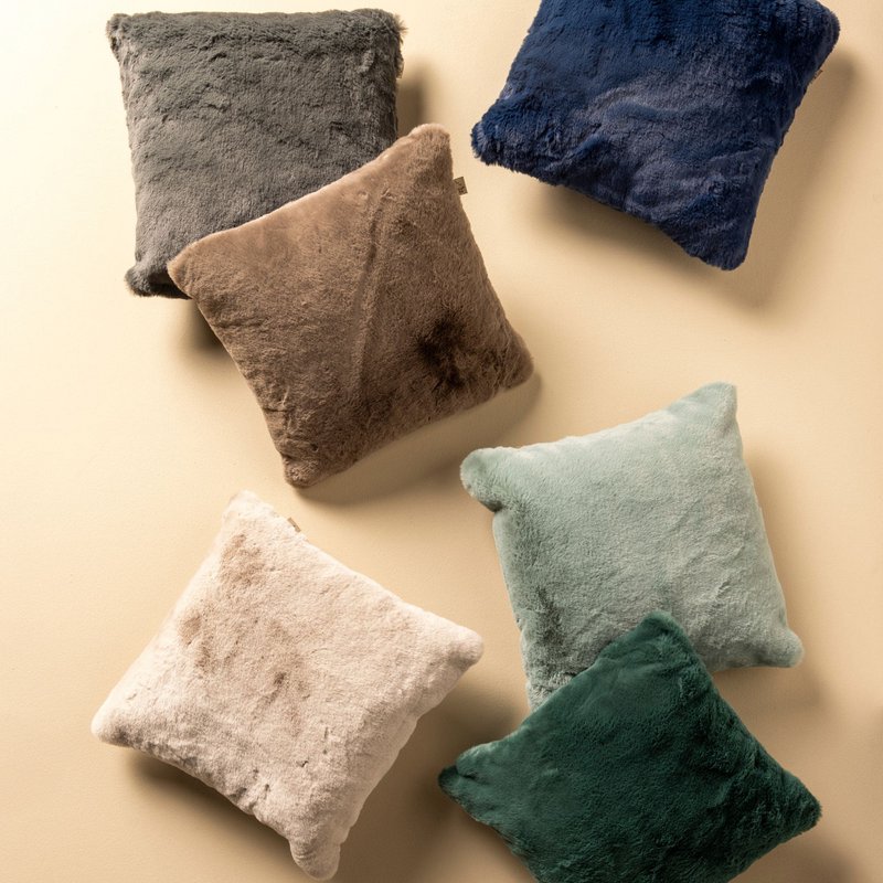 Dutch Decor ZAYA - Cushion 45x45 cm Micro Chip - grey
