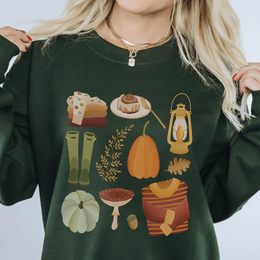 Sweater Autumn Essentials - Cozy Sweater Autumn Pumpkins