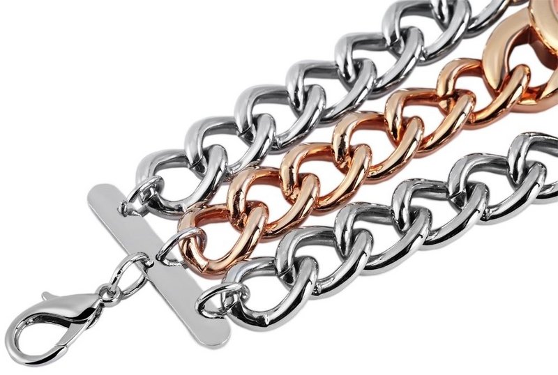 Timento women's watch with metal chain bracelet