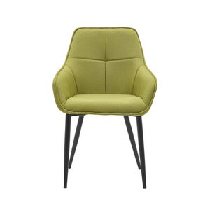Armchair, green linen