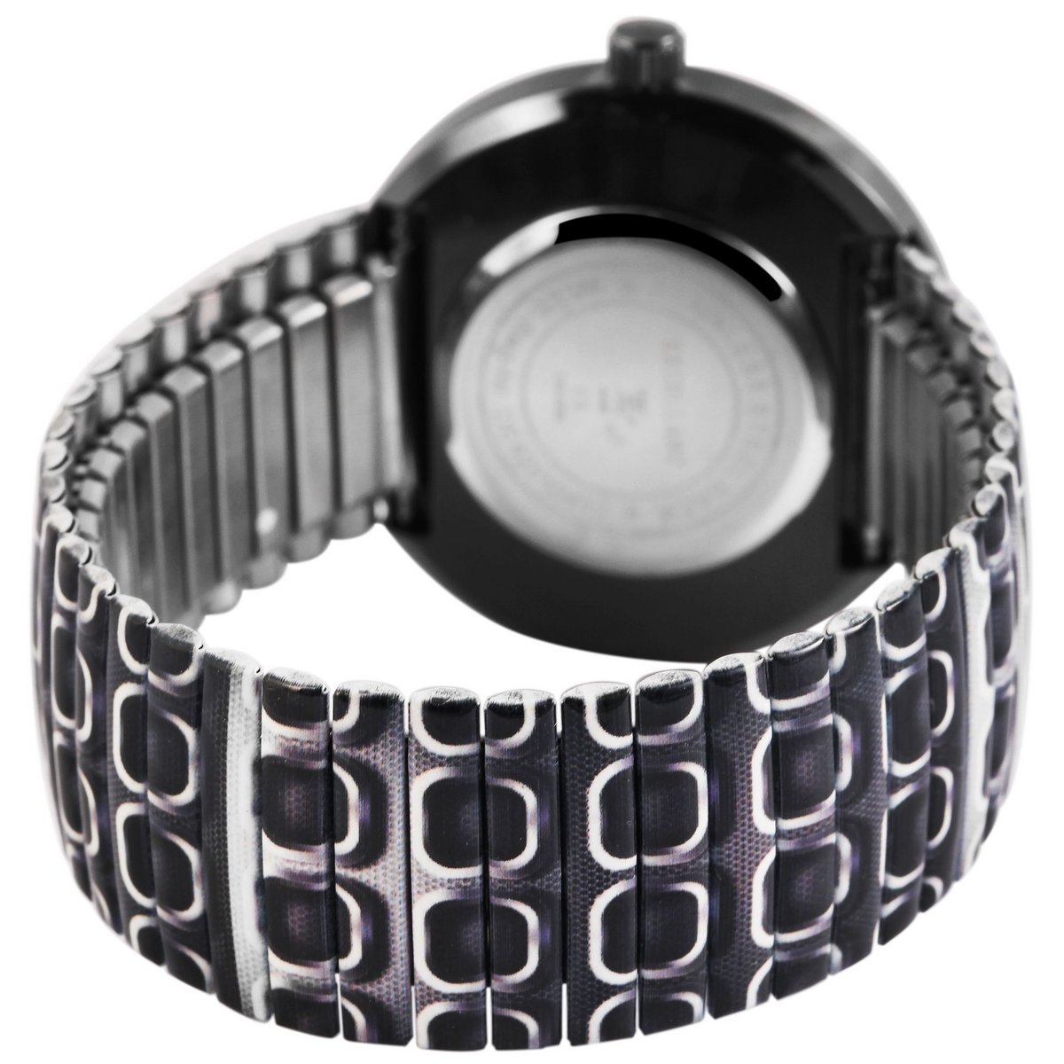 Reloj de mujer Excellanc con correa de acero inoxidable.