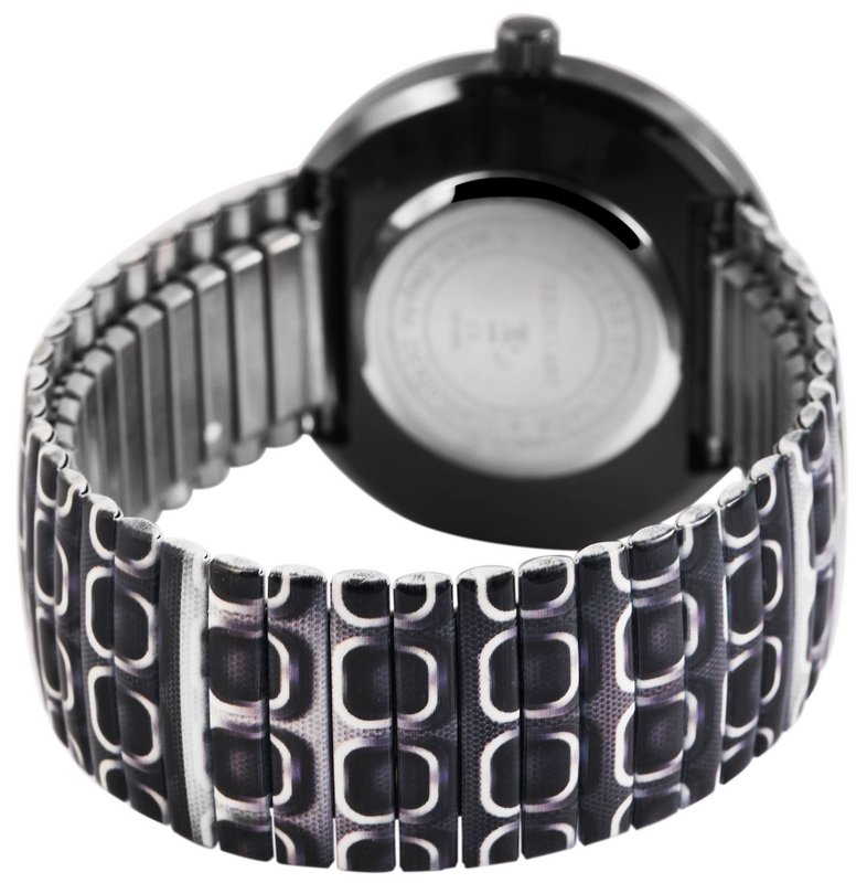 Reloj de mujer Excellanc con correa de acero inoxidable.