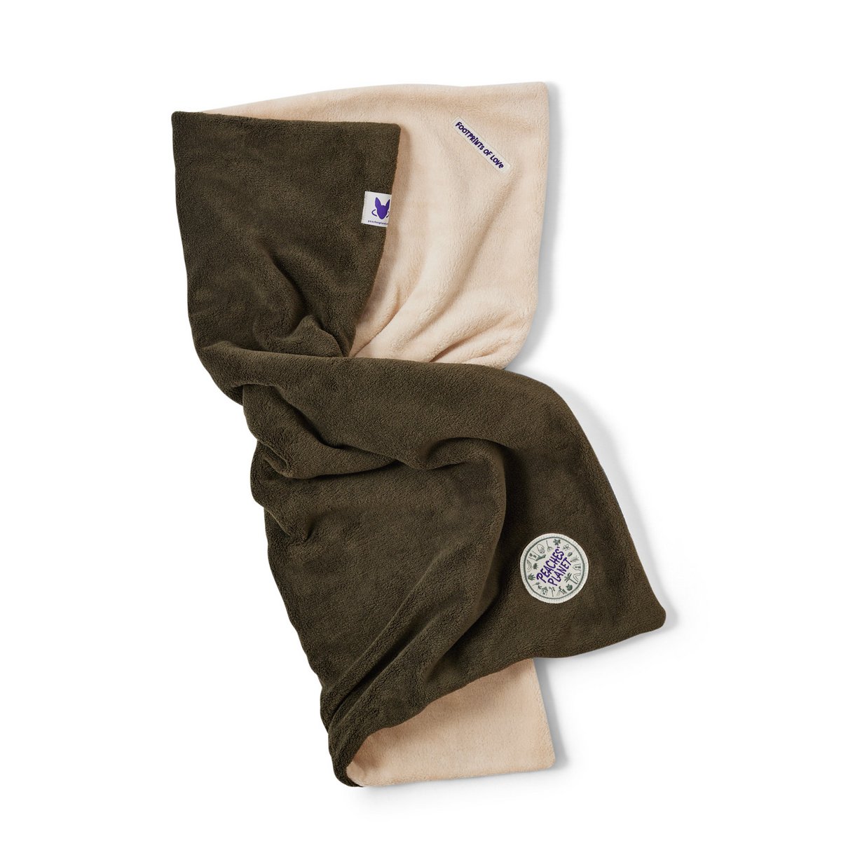 Peaches' Planet Cosy Moments Cuddly Cover Green Fields for Dogs