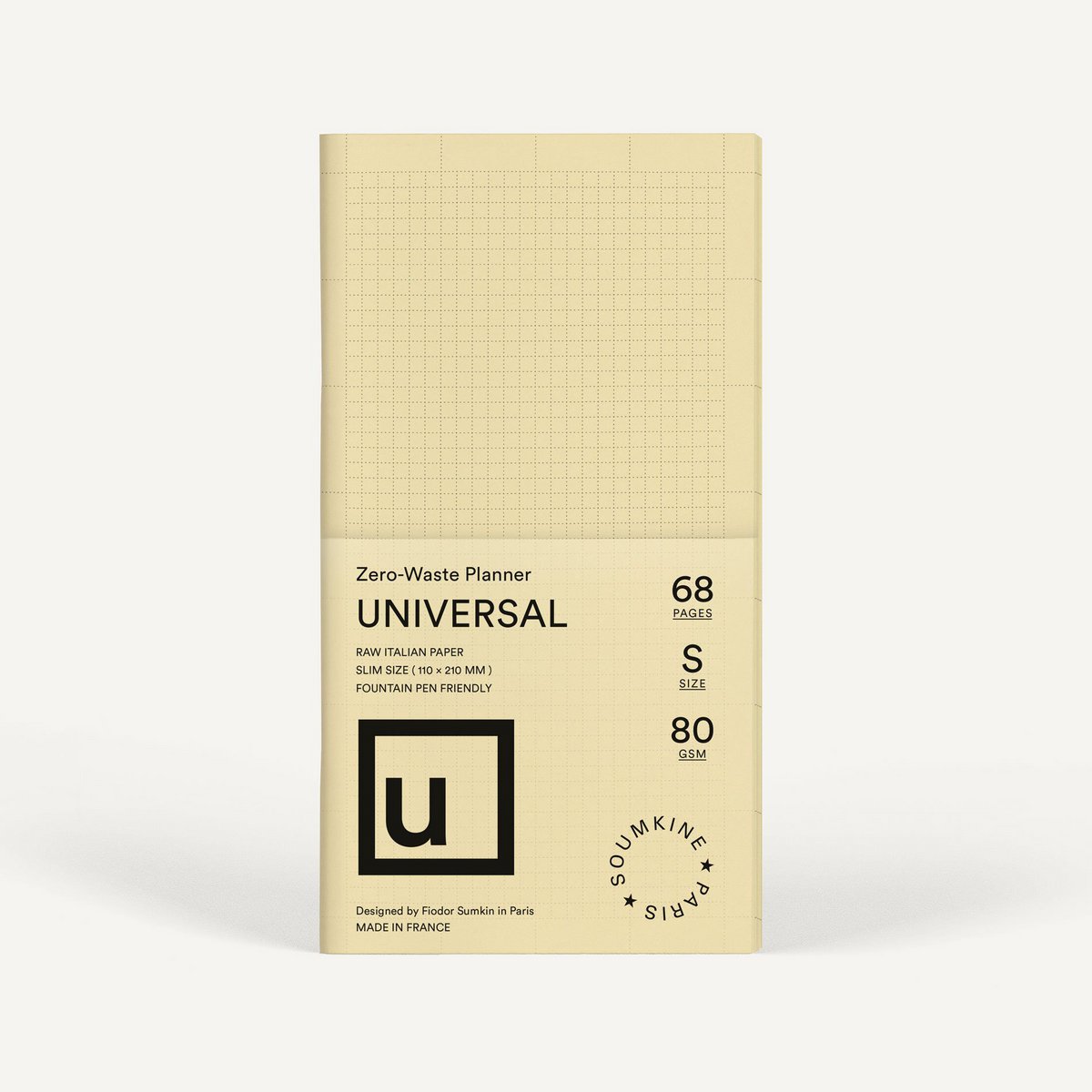 Zero-Waste Planner "Universal". Slim (regular) size — Vanilla Color
