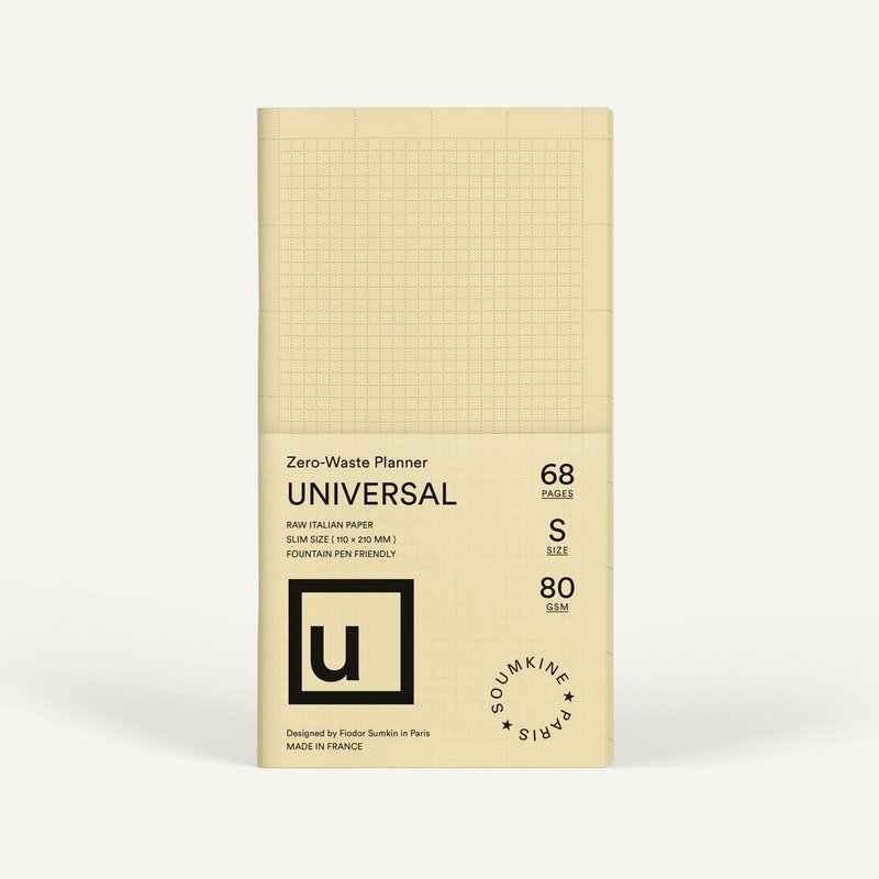 Zero-Waste Planner "Universal" — Vanilla Color