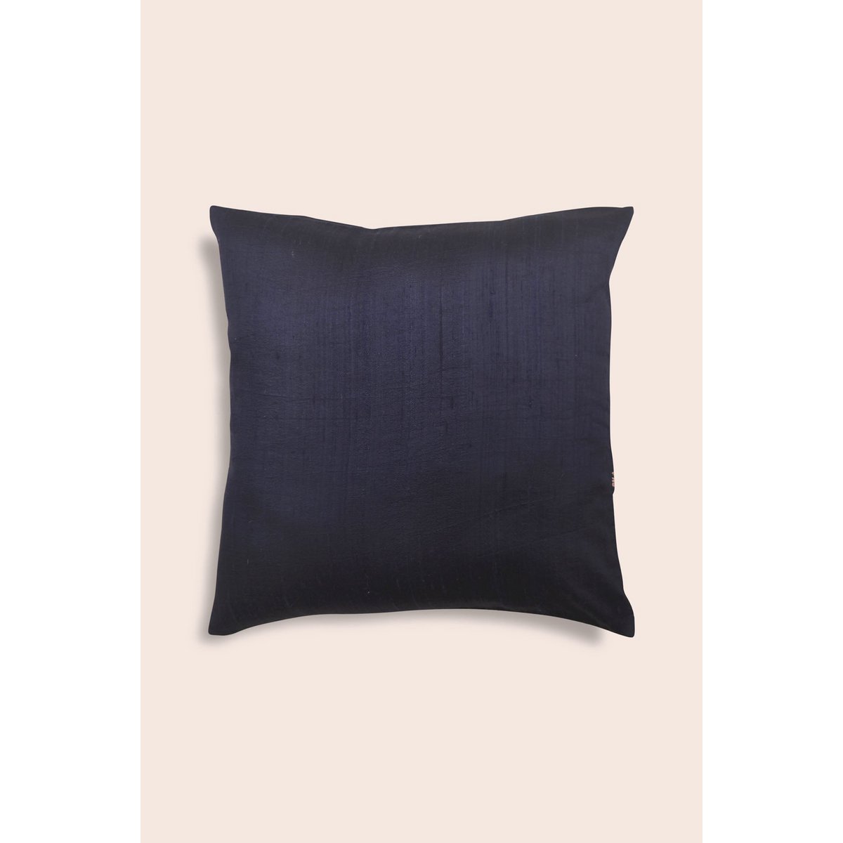 Handwoven Dupion Silk Cushion Cover Dabka Border - Two-Tone