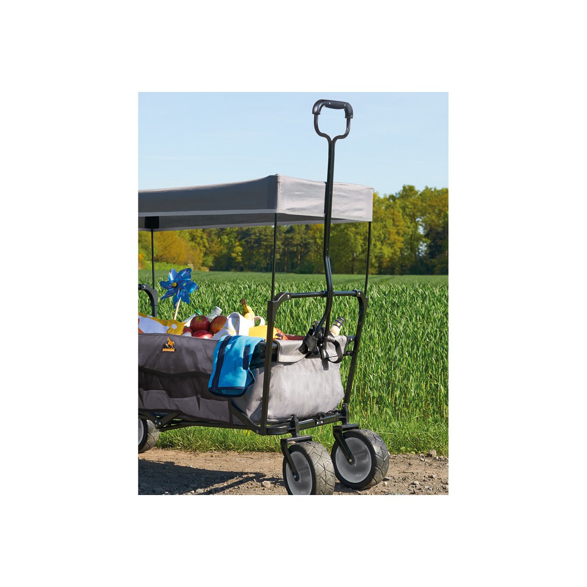 Folding handcart „Paxi”, grey