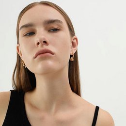 Asymmetrical Molten Pearl Earrings