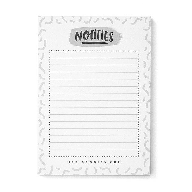 Stationery Set Notepad Shopping List A6 // Set 2 Pieces